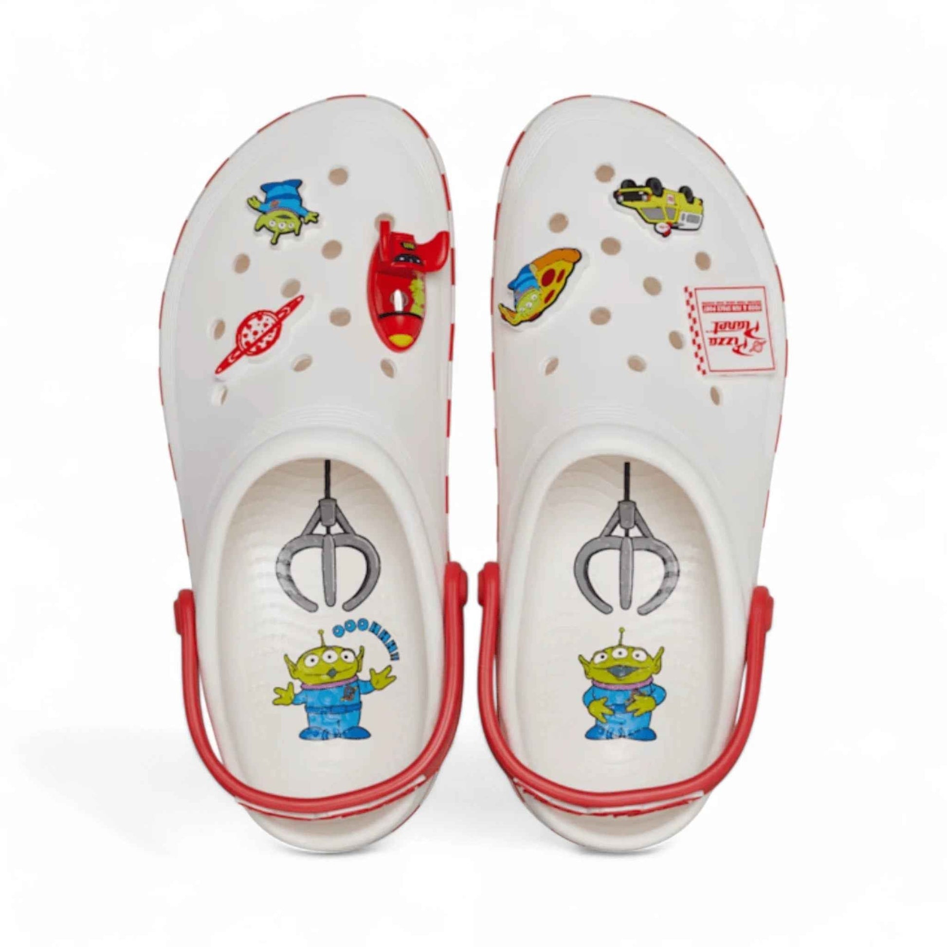 Classic Toy Story Planet Off-Court White Slippers